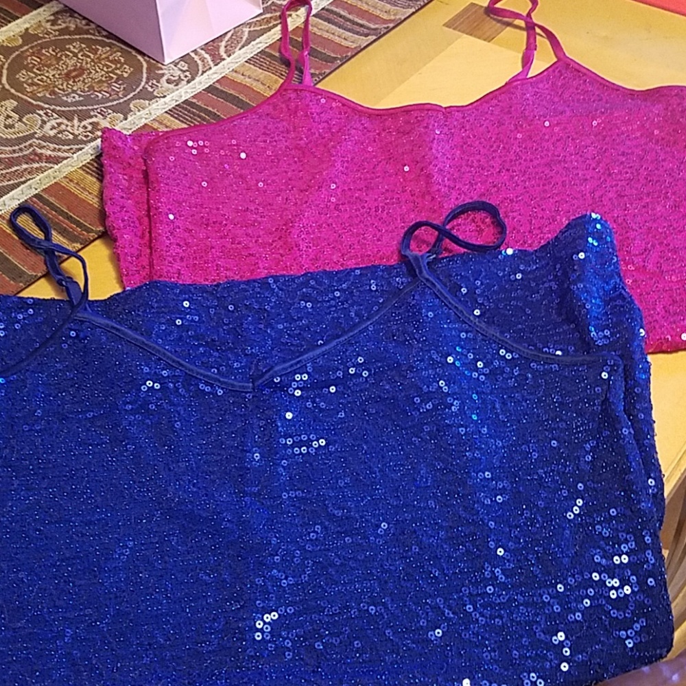 2 Express Shimmer camis